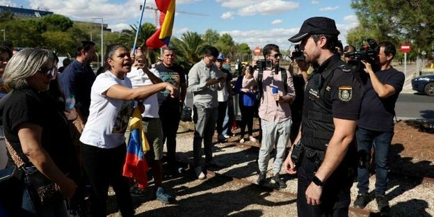 Unterstützer von Gonzalez demonstrieren in Madrid Unterstützer von Gonzalez demonstrieren in Madrid