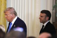 Macron besucht Trump: „So schnell wie möglich einen Waffenstillstand erreichen“