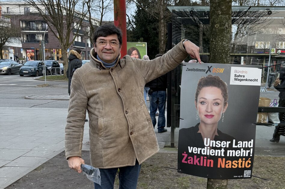 Austritt des Spitzenkandidaten: Hamburger BSW zerbröselt langsam