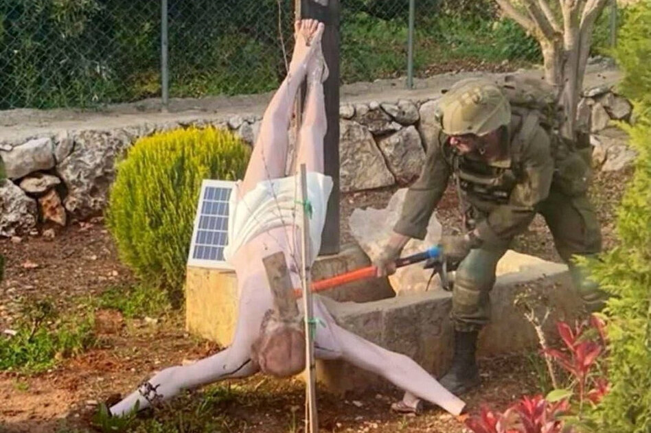 Brüchiger Waffenstillstand in Libanon: Aufregung um zertrümmerte Christusfigur