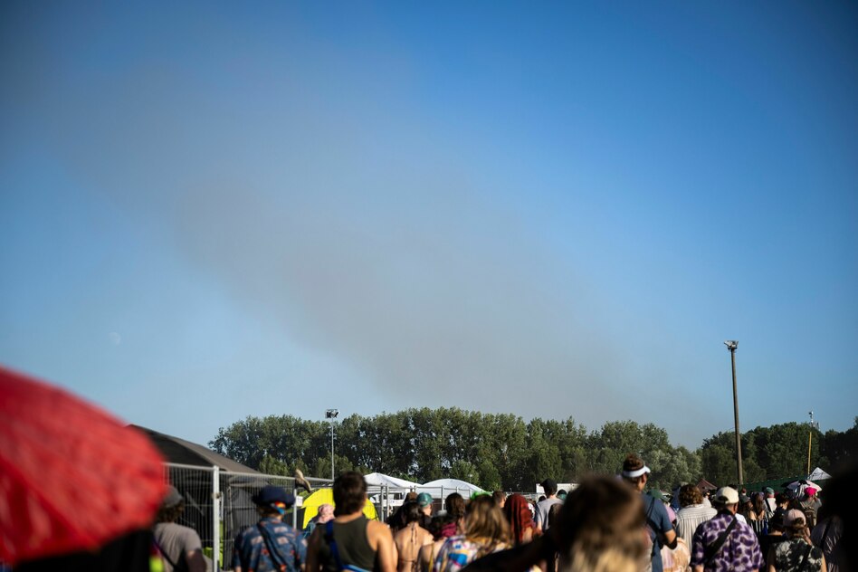 Brand in Mecklenburg-Vorpommern: Fusion-Festival wegen Feuer unterbrochen