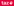 Das Logo der taz: Weißer Schriftzung t a z und weiße Tatze auf rotem Grund.