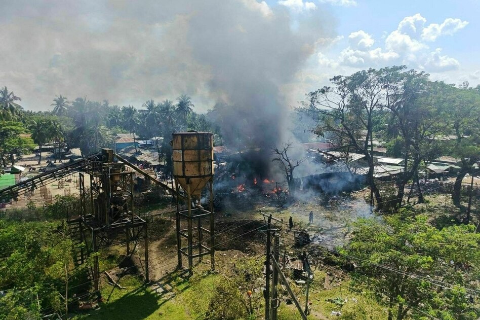 Bürgerkrieg in Myanmar: Luftangriff auf einen Markt tötet rund 50 Menschen