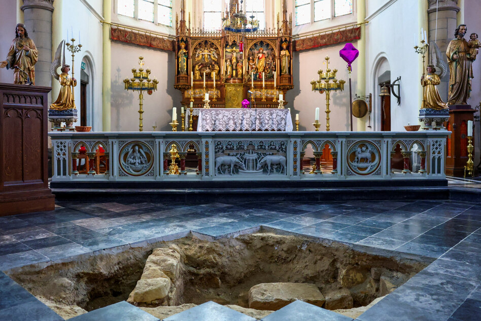 Sensationsfund in Maastrichter Kirche: Der Musketier vor dem Altar
