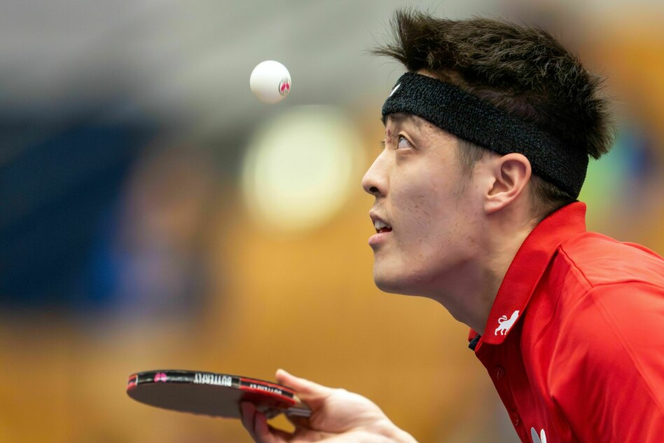 Tricks beim Tischtennis: Auf der Suche nach dem nassen Ballabdruck